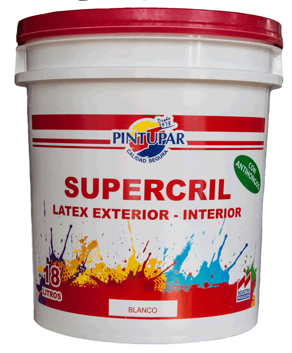 SUPERCRIL - Látex acrílico para exterior / interior